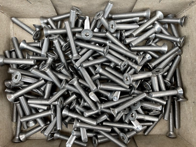 184 x Edelstahlschrauben Senkkopf M8 x 1,25 mm x 50 mm lang