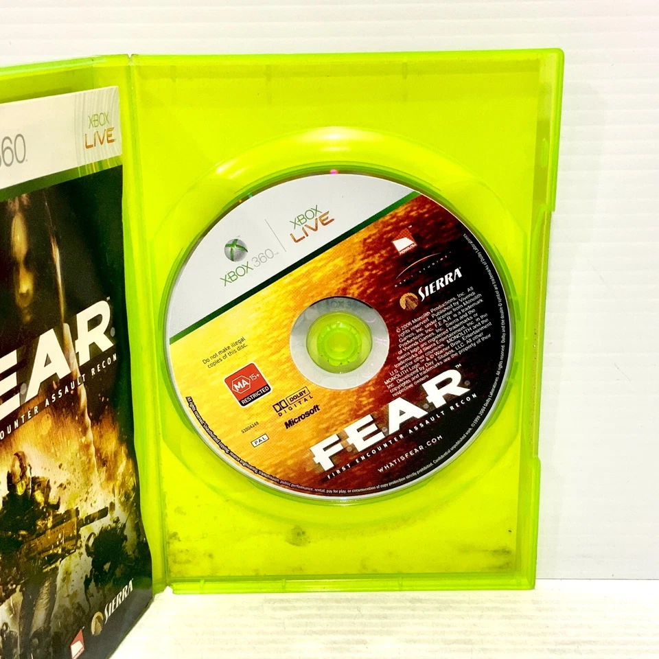 F.E.A.R.: First Encounter Assault Recon + Manual - Xbox 360 - Tested & Working - Image 4 of 4