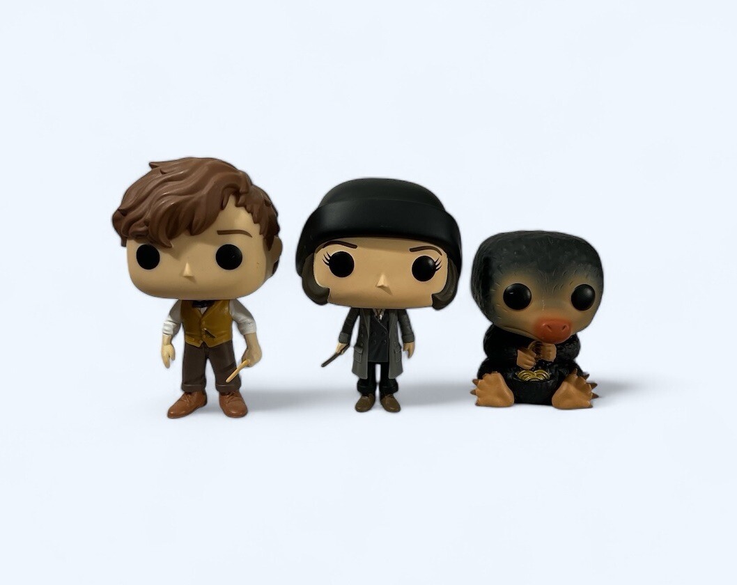 Funko POP Loose Fantastic Beasts Lot 3 Newt Scamander And More