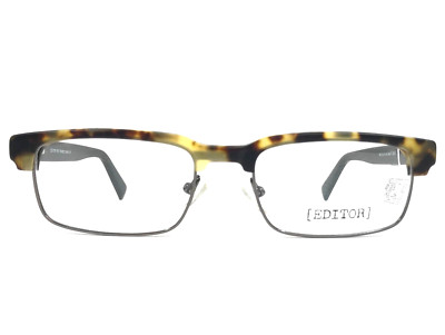 Editor Brillengestell RIO MATT DEMI Grau Schildpatt Schwarz Rechteckig 53-18-145