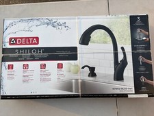 Delta 19790Z-BLSD-DST Shiloh Single-Handle Kitchen Faucet - Black