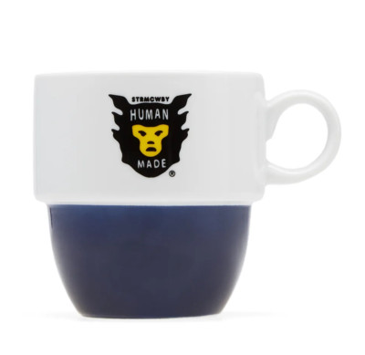 Menschlicher hergestellter menschlicher Becher Keramik Tasse Strmcwby Logo