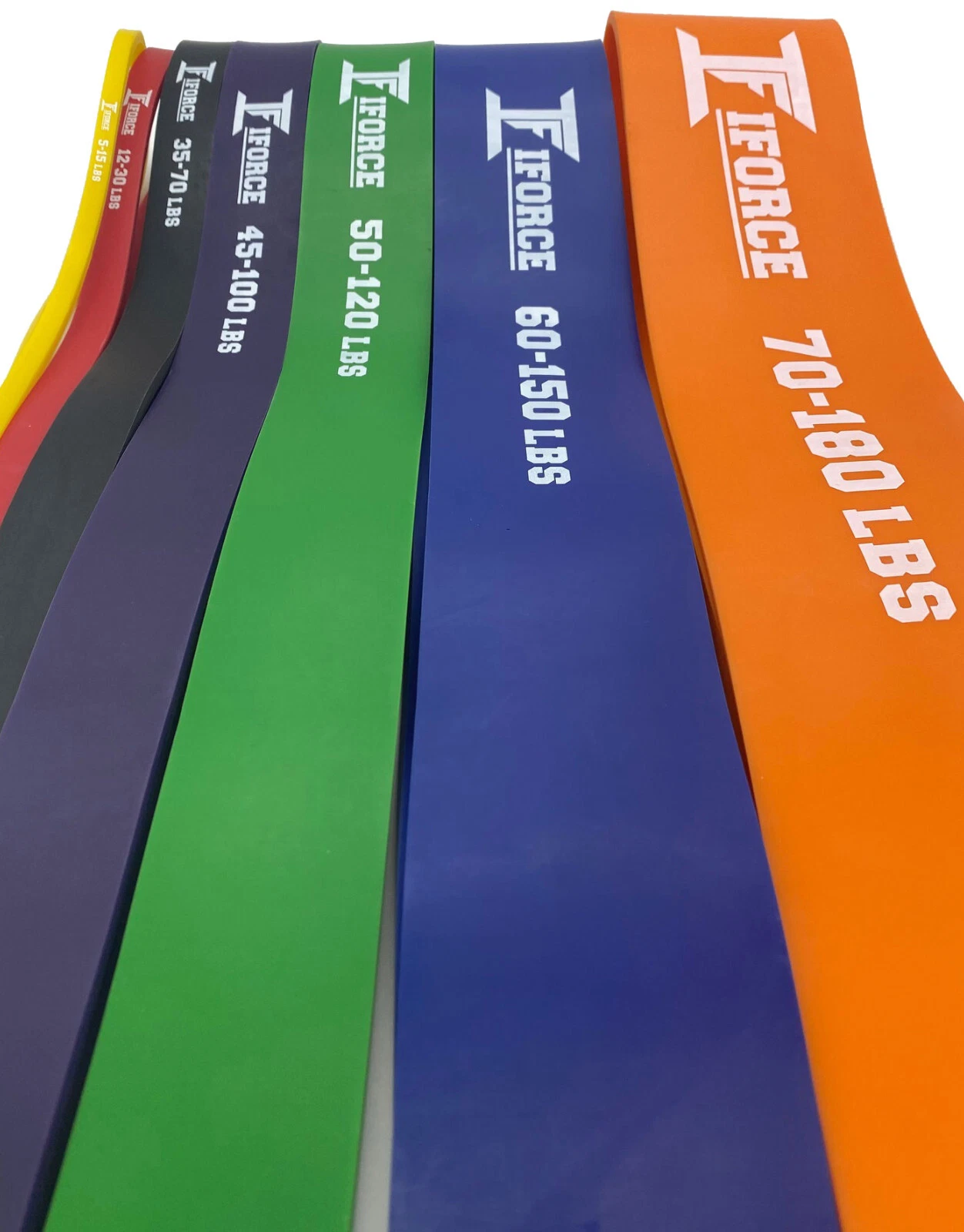 Fitness Resistance Bands Exercise Home Gym Weight Training Heavy Duty 41" All 7