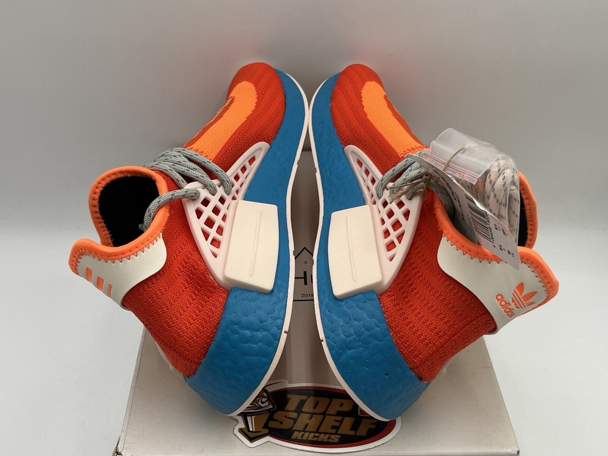Brand New Adidas Pharrell NMD Human Race Extra Eye Bold Orange 2020 Size 10  | eBay