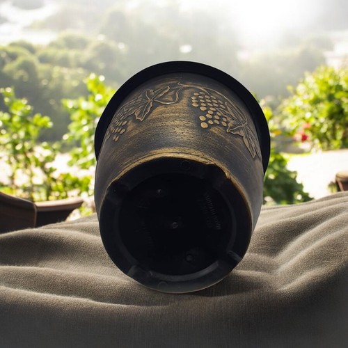 Decorative Outdoor Flower Pot | Antique Look Grapevine Patio Planter 37cm - Picture 29 of 44