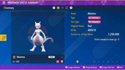   6 IVs Tera Raid Mewtwo Event | Pokemon Scarlet & Violet | Untouched  