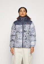 Ellesse Womens Padded Jacket Senso Navy Patterned 10uk Rrp £90