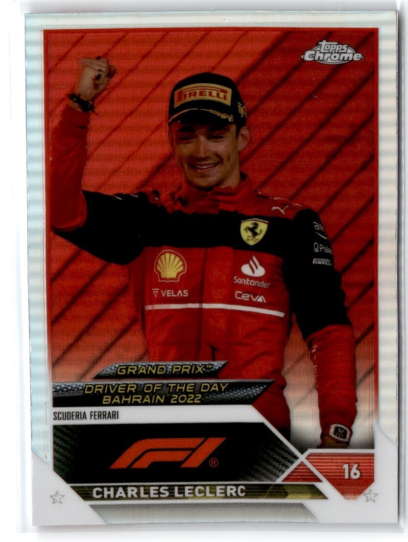 タイムセール　 Leclerc Topps f1 ルクレール サイン カード CHARLES LECLERC #6 2023 Topps Chrome F1 Formula 1 SCUDERIA