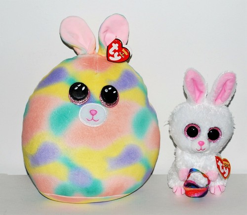 Bon Bon Rabbit Squish-A-Boo Kissen – Oster-Plüsch 2023, 14 Zoll (ca. 40 Cm), Ultraweich, Geburtsdatum 22. April