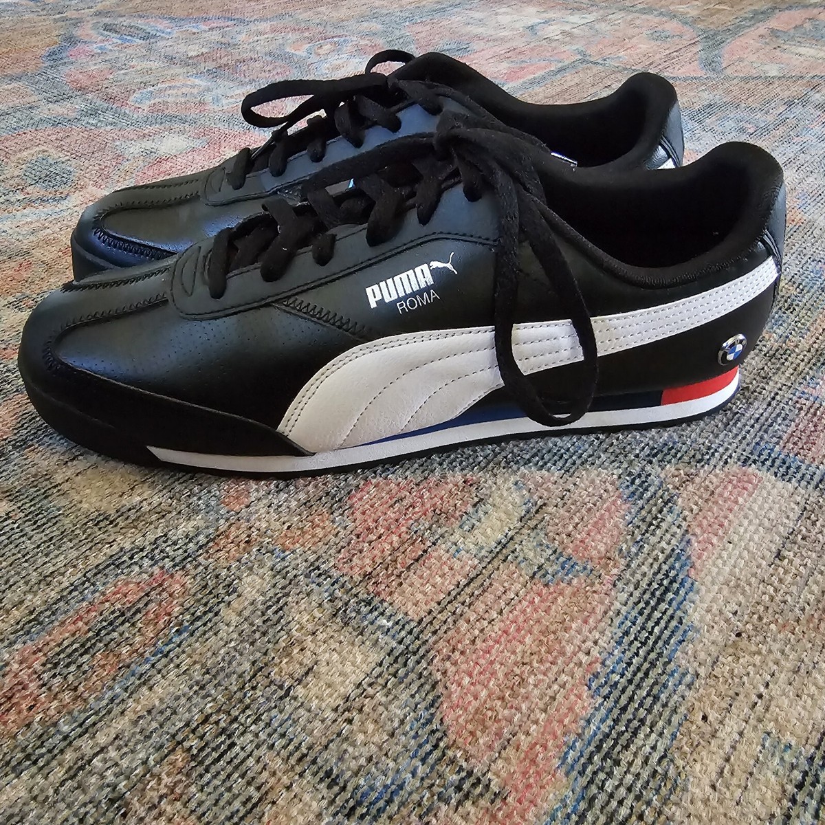 PUMA BMW Motorsport x Roma 'Black' 306868-01 Sneaker Shoes Men's