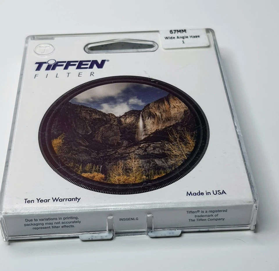 Genuine Tiffen 67mm Wide Angle Haze 1 Glass Lens Filter 67 mm UV Protection - Image 3 of 4