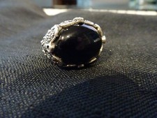  617-VINTAGE STERLING SILVER RING-SIZE-7--925