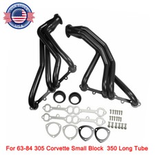 Exhaust Header Stainless For Chevy 63-84 305 Corvette Small Block 350 Long Tube Exhaust Header Stainless For Chevy 63-84 305 Corvette Small Block 350 Long Tube