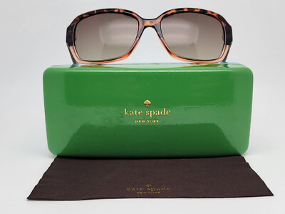 Kate Spade Tortoise Sunglasses with case and cloth. Gradient lens. Perfect! Kate Spade Brigit Tortoise Cateye Frame Brown Gradient Lens  main image 4