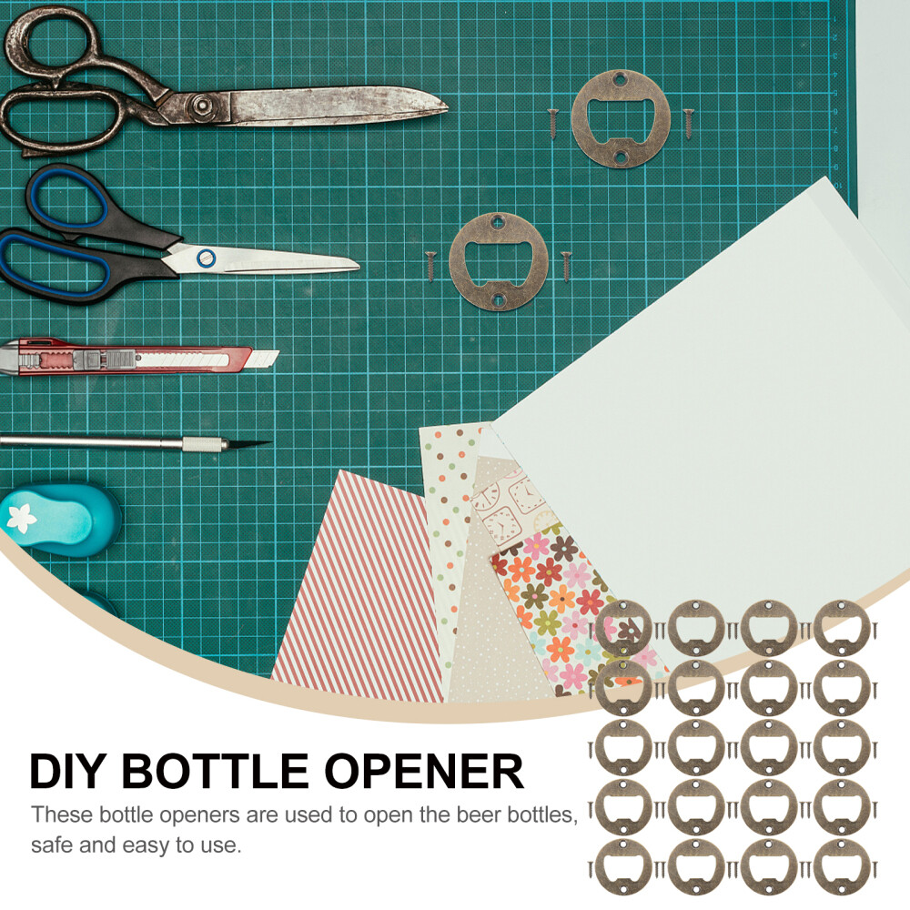 1 Set Bottle Opener Parts of Beer Opener Kit Bottle Opener Diy Kit Beer