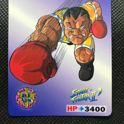 M.BISON Street Fighter Ⅱ Card Japan Character Very Rare Cool