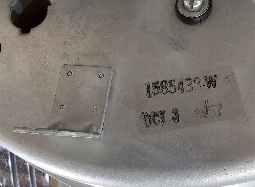 Conjunto de PEDÔMETRO Corvette início de 1958 fabricante de equipamento original 1585438-W datado de 3 de outubro de 1957 vintage - Imagem 3 de 4