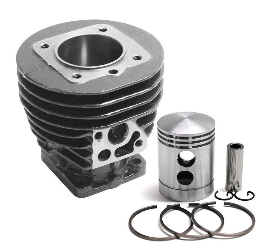 Cylindre cyclo adaptable Solex kit complet avec piston et joints pour moteur 49cc