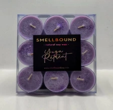 YOGA RETREAT * Lavendar Vanilla *100% Soy Wax Tealight Candles * (9) Tea Lights
