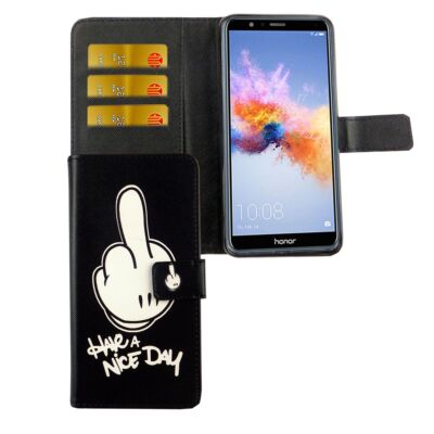 Handyhülle Schutz Case für Huawei Honor 7X Cover Tasche Wallet Etui Handyhülle