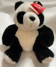 Panda Bear Fiesta 9" Stuffed Animal Black White Teddy Bean Bag Plush Toy 9557