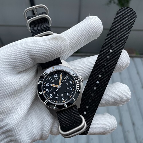 Steeldive SD1944, Retro Military, NH35, Sapphire, Lume, Diving, Nylon, BNIB - Picture 11 of 23
