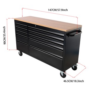 Mobile Roller Chest Trolley Cart Storage Cabinet Tool Box Garage Work Bench New Ebay