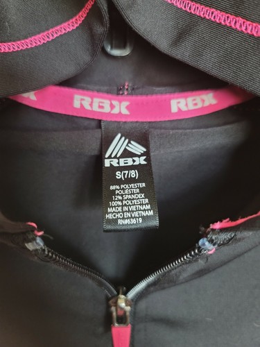 RBX Girls Active Hoodie JacketBlack,Pnck,Green Size S 7/8 - Picture 6 of 6
