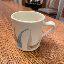 Vintage Red Wing Pottery Pompeii Style 245 Coffee Cup Mug Made in USA 9 ounces