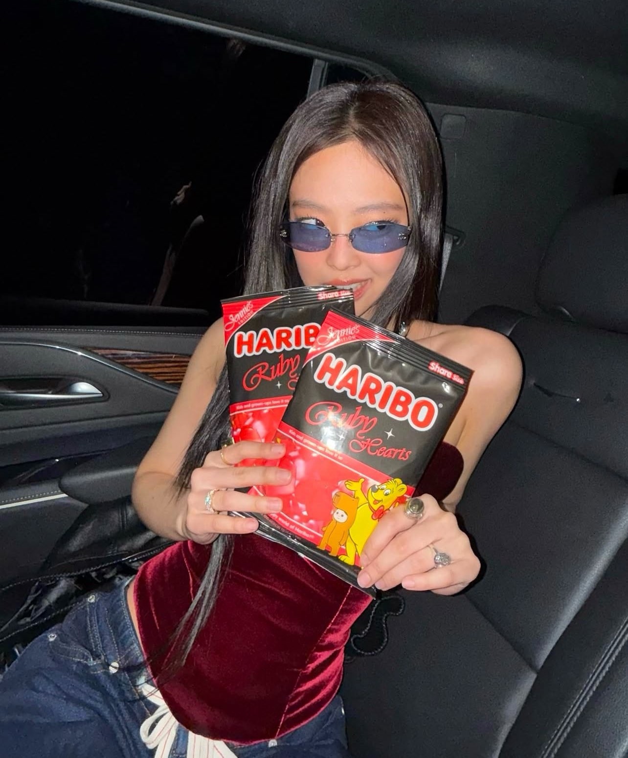 Jennie Kim x Haribo Ruby Hearts