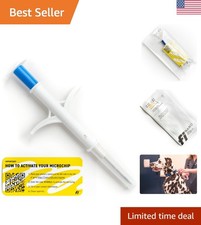 Microchip for Dogs - 1-Pack - Free Lifetime Registration - Small, White