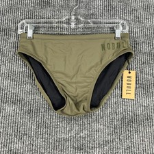 NoBull Swim Briefs Mens Large Green Bottoms Drawstring Training CrossFit New