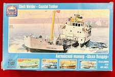 2021 RARE ARK MODELS Shell Welder Coast Tanker 1:130 RUSSIAN APK40011 +WOOD DECK