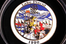 Disney Disneyland 2004 Athens Olympics 1980 Lake Placid Commemorative LE 750 Pin