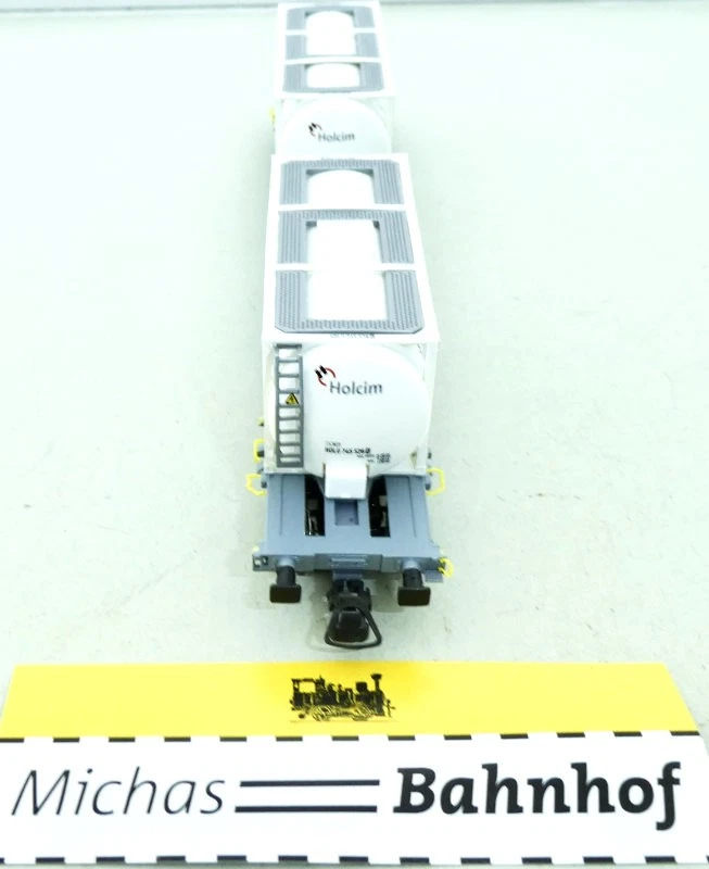 76943 Roco SBB Containertragwagen Sgnss Holcim Tankcontainer EpVI H0 1:87 HB3 µ - Bild 3 von 4