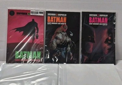 Batman Last Knight On Earth 1-3 Complete DC Comics Series (2019)