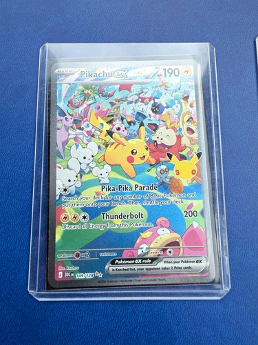 Pikachu ex 149/128 Hyper Rare Full Art Holo - Scarlet & Violet 30C