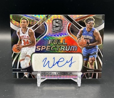 2021-22 Panini Spectra #FSS-WCJ - Wendell Carter Jr. - Full Spectrum Auto