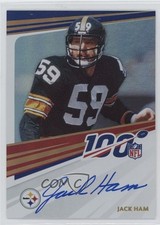 2020 Panini Mosaic 2020 NFL 100 Signatures Jack Ham #N100-JH Auto HOF 04u9