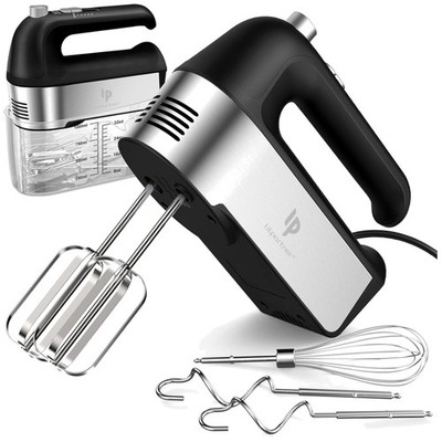 Powerful 450W Mixer + Stainless Steel Accessories