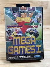 Thumbnail of ebay&reg; auction 158063439444 | Sega Mega Drive Spiel • Mega Games I Hang On Italia 90 Columns #BL