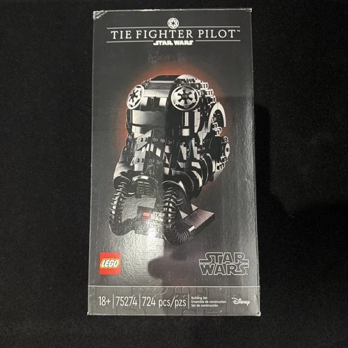 LEGO Star Wars TIE Fighter Pilot Helmet 75274 Complete Set Boxed 18+ 724 Pieces