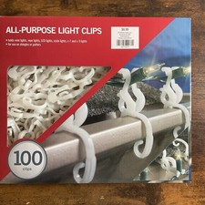 New Outdoor Light Clips Universal Hanger Gutter Shingle Muti-Purpose Chrismas