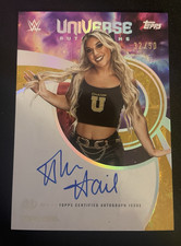 Thea Hail 2025 Topps WWE Universe Gold Stone Auto 32/50 #UNA-THA