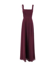 Formal Evening Gown DB Studio Wine Long Dress Women 2 Chiffon Lace-Up Back NWT