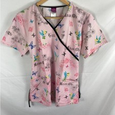 Disney Tinkerbell Scrub Top Size XS
