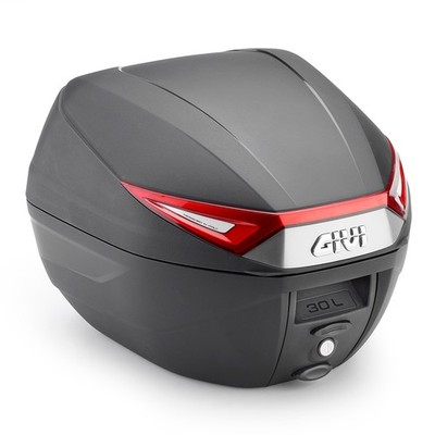 Givi C30N Monolock Topcase (Schwarz/Rot) Gr: 30L