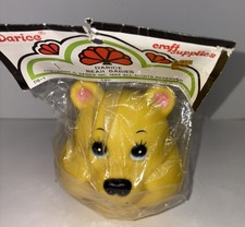 Darice Yellow Bear Babies Head Vintage 1984 Craft Supplies