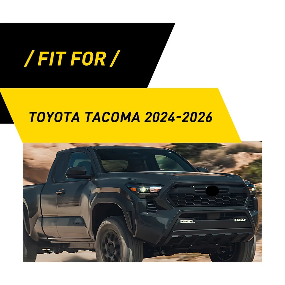 Se adapta a Toyota Tacoma 2024 2025 2026 tablero interior de fibra de carbono panel embellecedor Foto 2 de 4