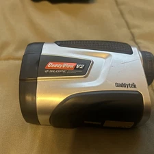 CADDYTEK CADDYVIEW V2 RANGEFINDER SLOPE GOLF RANGE FINDER YARDAGE & CARRY CASE